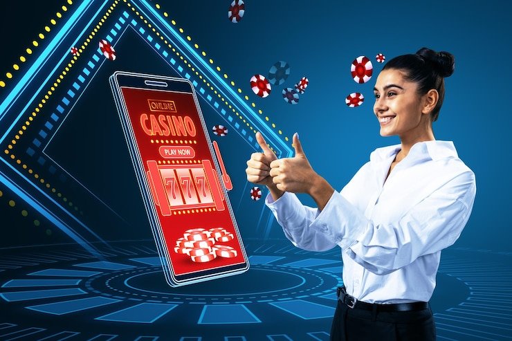 Meja permainan live casino dengan dealer profesional dan pemain virtual yang antusias